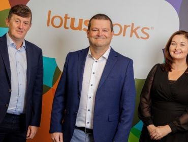 LotusWorks directors James Casey, Gerard Sproule and Emer Conroy.